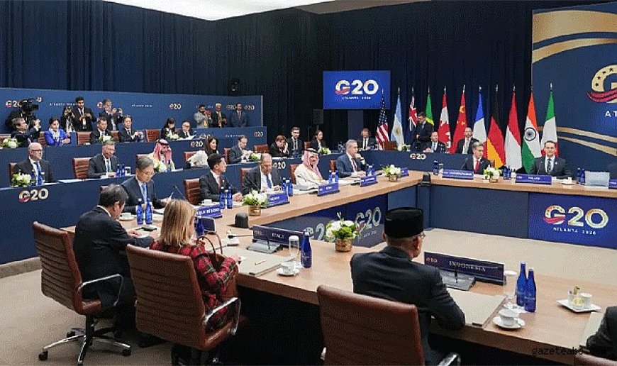 ABD'deki G20 Toplantısında Dikkat Çeken Detay