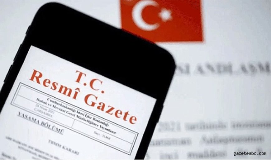Resmî Gazete’de Yeni Kadro Düzenlemesi